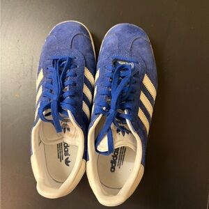 Adidas Royal Blue and White Athletic Shoes